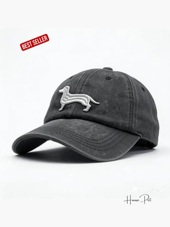 Embroidered Washed Cotton Baseball Cap Adjustable Snapback Sun Protection main image 5